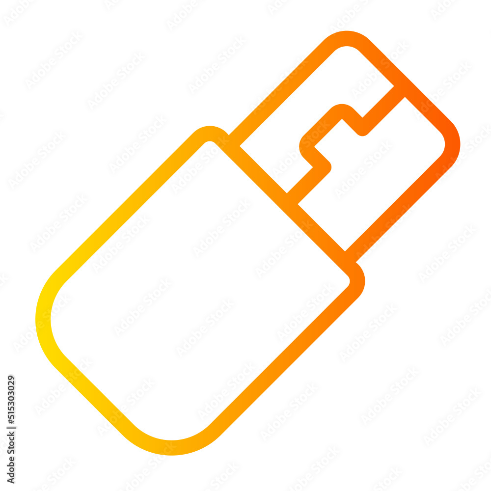 flash drive gradient icon flash drive gradient icon
