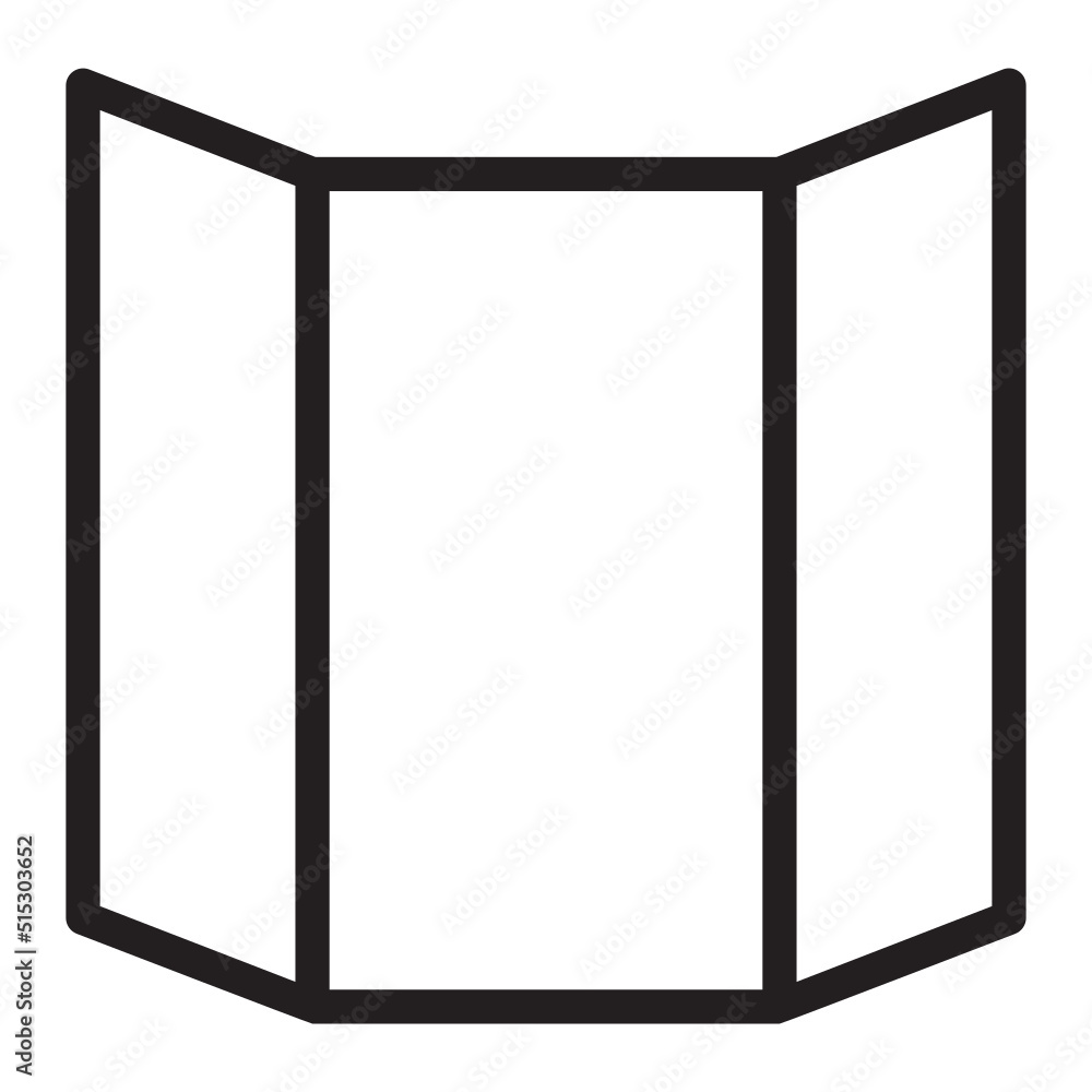 flyer line icon flyer line icon