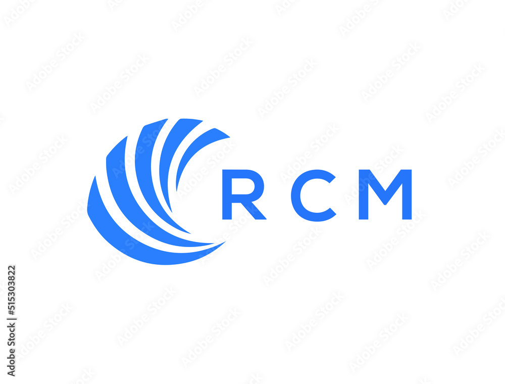 Rcm Letter Logo Design Illustration Vector Stock Vector (Royalty Free)  2224335503 | Shutterstock