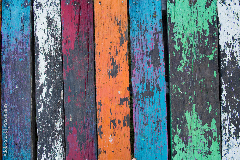 bunte Holzbretter bunte Holzbretter