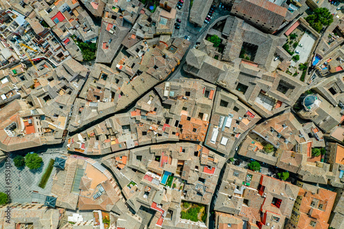 Aerial view of the city Toledo, Madrid SPAIN
