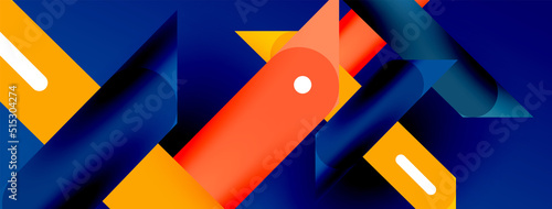 Background overlapping lines. Dynamic lines abstract wallpaper. Straight lines composition vector illustration for wallpaper banner background or landing page