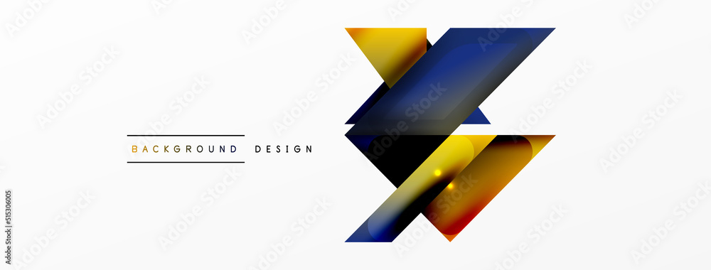 Dynamic 3d geometric abstract background. Triangles and other simple forms composition. Vector Illustration For Wallpaper, Banner, Background, Card, Book Illustration, landing page Dynamic 3d geometric abstract background. Triangles and other simple forms composition. Vector Illustration For Wallpaper, Banner, Background, Card, Book Illustration, landing page