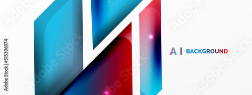 Dynamic 3d geometric abstract background. Triangles and other simple forms composition. Vector Illustration For Wallpaper, Banner, Background, Card, Book Illustration, landing page