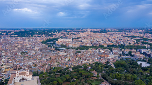 Aerial views of Rome, Italy © CihanBektaStudio