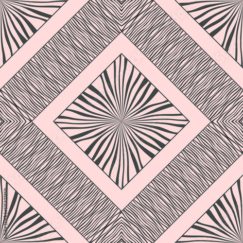 Vector seamless geometric abstract pattern for design wallpaper, wrapping paper, home tikstyl, hijab print, shawl, tablecloth, pillowcases