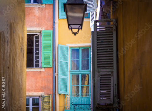 France  scenic streets of the old historic Nice city center.