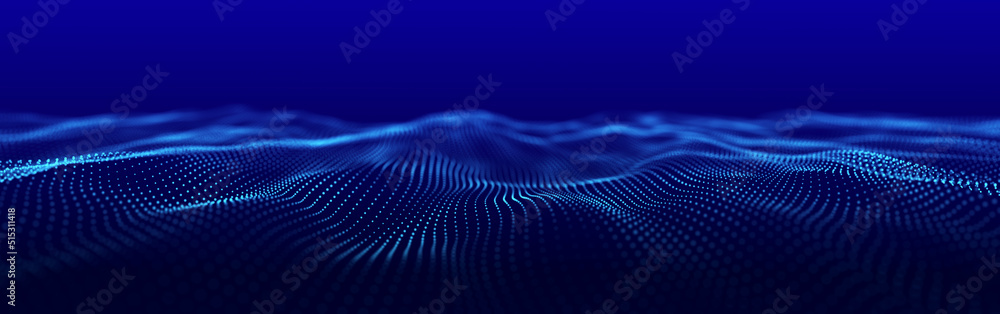 Futuristic wave. Network connection structure in cyberspace. 3D rendering. Futuristic wave. Network connection structure in cyberspace. 3D rendering.