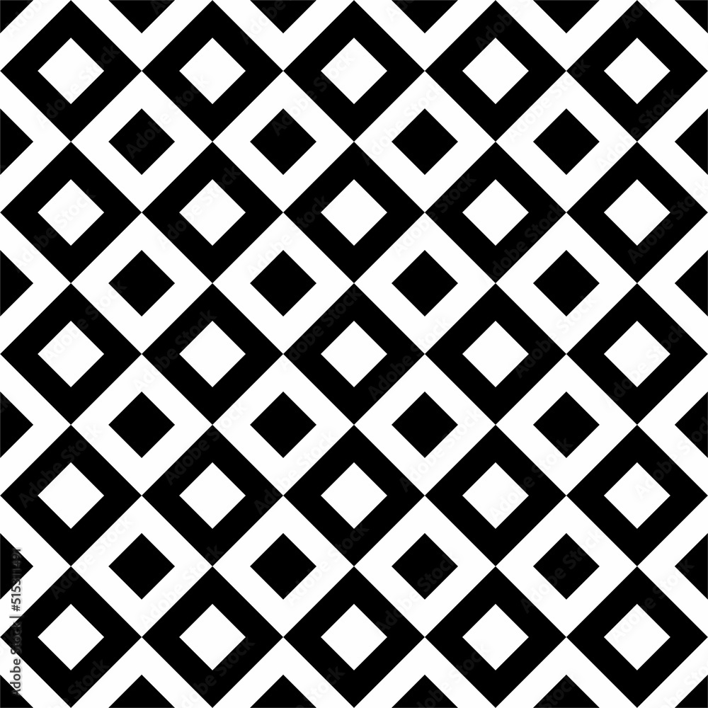 Seamless vector pattern with geometric rhombus