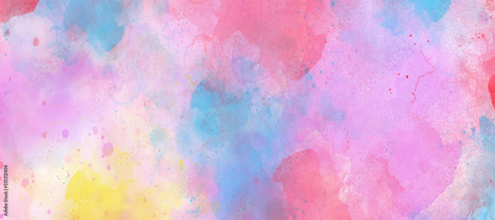 colorful watercolor textured background