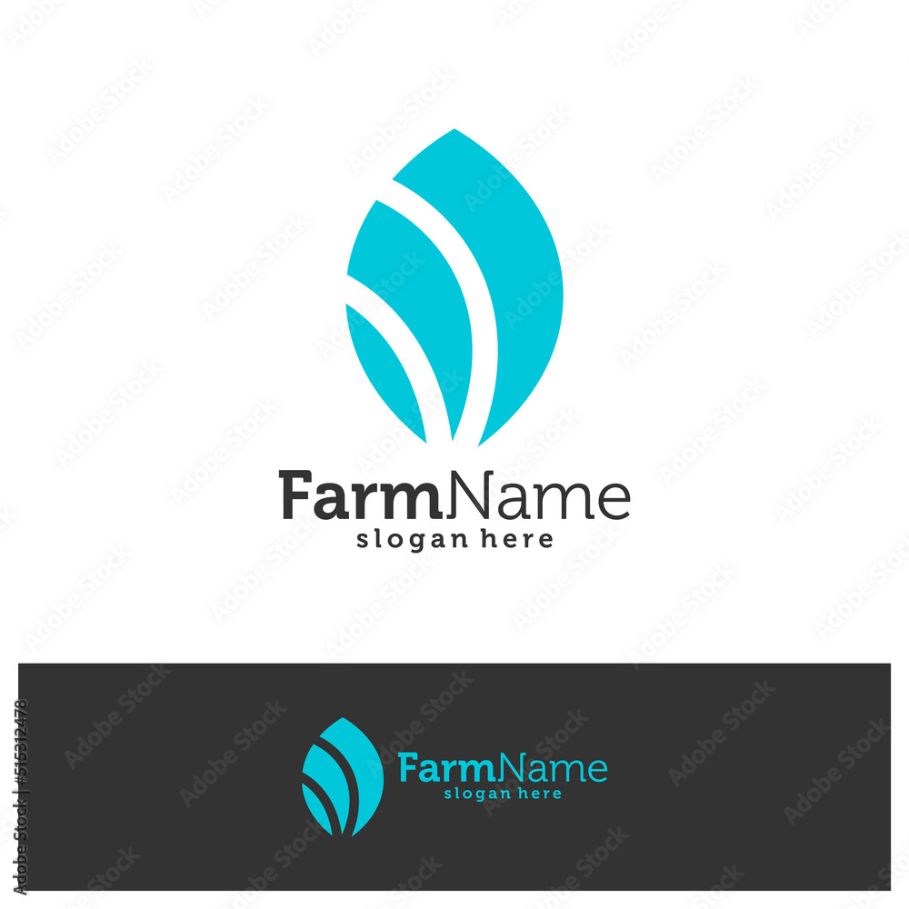 Leaf Logo Design Template. Leaf logo concept vector. Creative Icon Symbol Leaf Logo Design Template. Leaf logo concept vector. Creative Icon Symbol