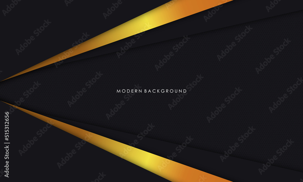 Black dop abstract and golden luxury background Black dop abstract and golden luxury background
