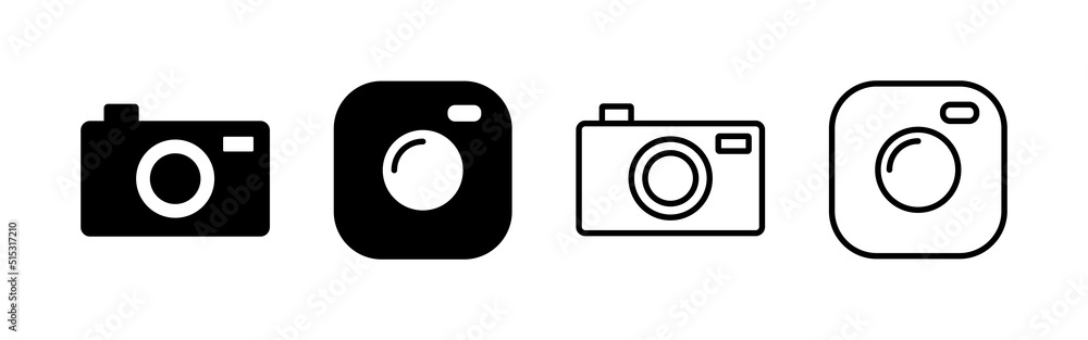 Camera icon vector. photo camera sign and symbol. photography icon. Camera icon vector. photo camera sign and symbol. photography icon.
