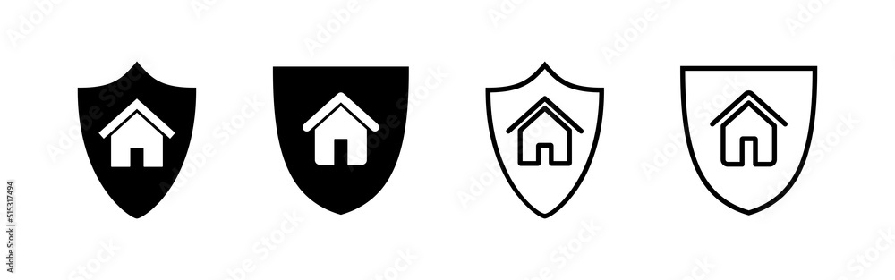 house insurance icon vector. house protection sign and symbol house insurance icon vector. house protection sign and symbol