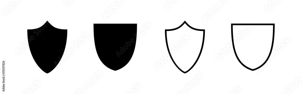 Shield icon vector. Protection icon. Security sign and symbol Shield icon vector. Protection icon. Security sign and symbol