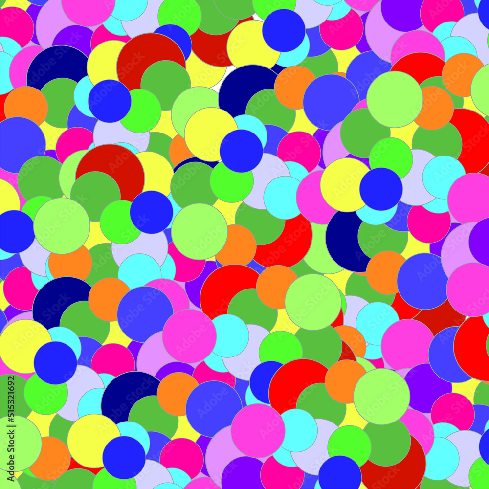 Seamless Tile with lots of dots, beautiful round multicolored obstructive texture Seamless Tile with lots of dots, beautiful round multicolored obstructive texture
