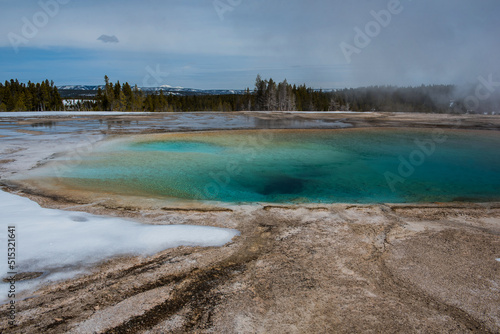 Yellowstone, Pool, Dampf