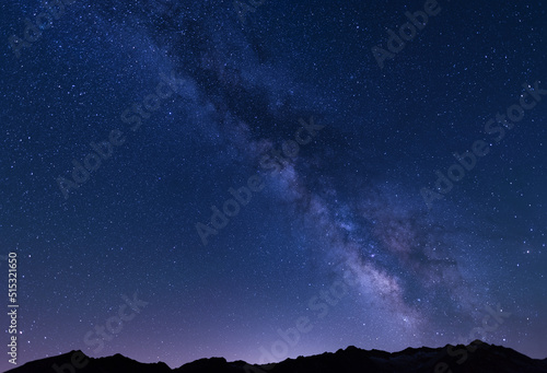 Milky way in the Pyrenean