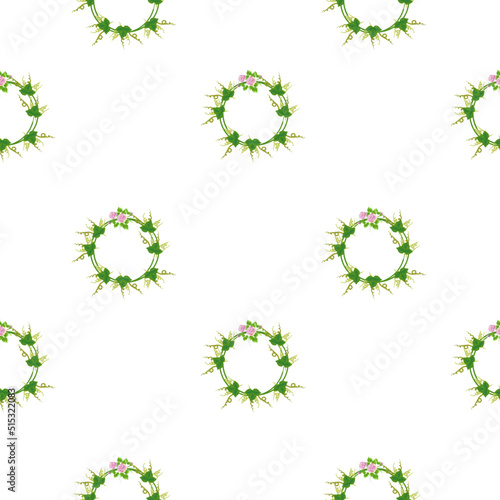 Seamless pattern of flower for background and texture concept 