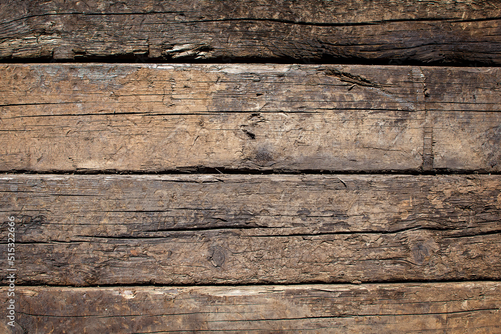 Closeup of old brown timber wall Closeup of old brown timber wall