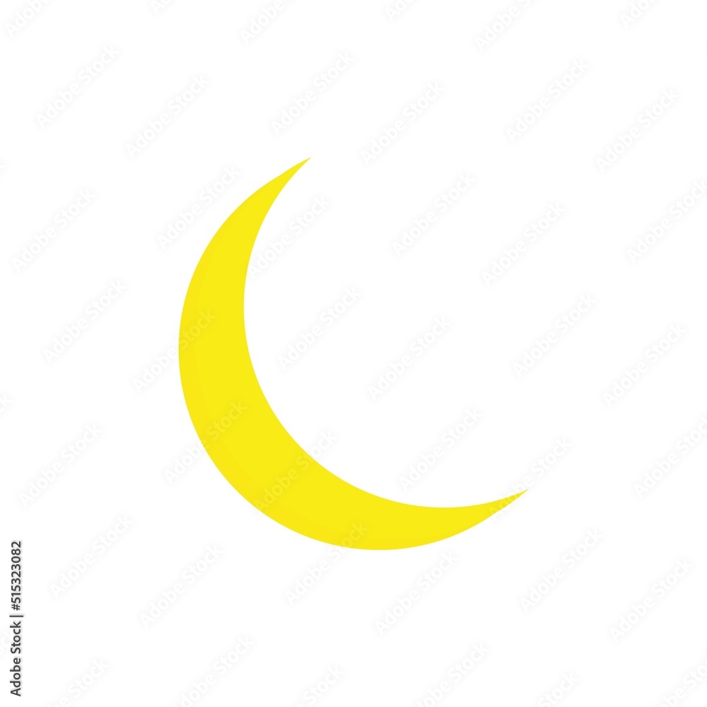 Fototapeta premium Moon icon template vector