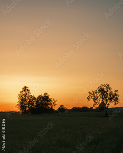 Sonnenuntergang ländlich