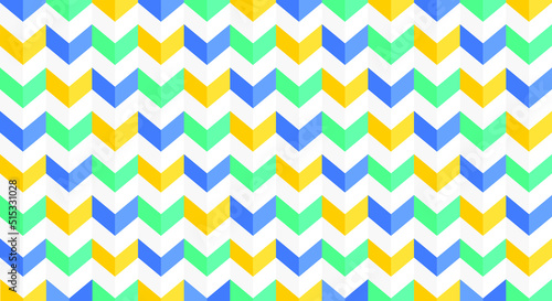 Zigzag colorful pattern background © abdgofur99