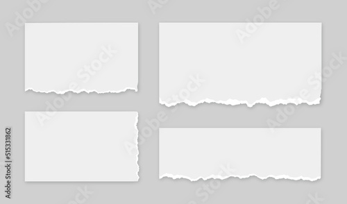 abgerissenes Papier