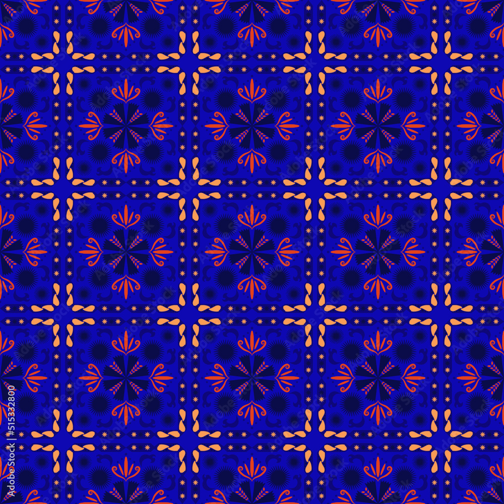 Seamless Background Retro Garden Nature Aboriginal Floral Damask Traditional Pattern Art Seamless Background Retro Garden Nature Aboriginal Floral Damask Traditional Pattern Art