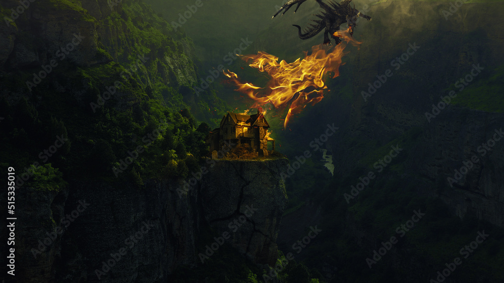 fantasy world Stock Illustration | Adobe Stock