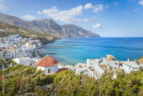 Obraz na płótnie View over village of Diafani, Karpathos, Greek Islands w salonie