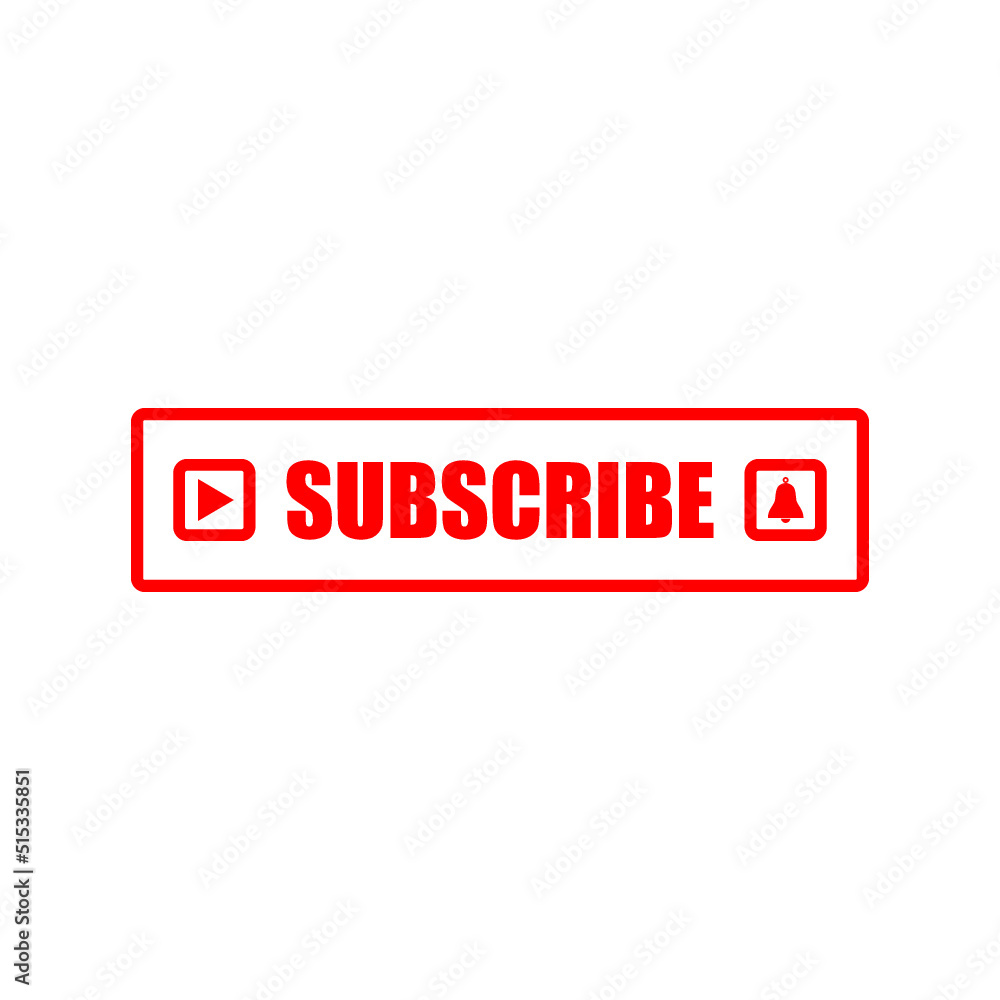 Subscribe icon isolated on white background Subscribe icon isolated on white background
