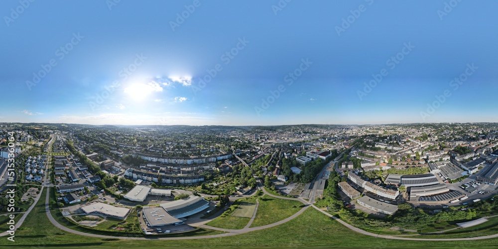 Over Bergisches Plateau Wuppertal