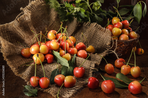 ripe cherries