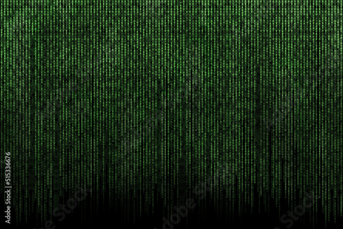 Digital green matrix background. Matrix binary code
