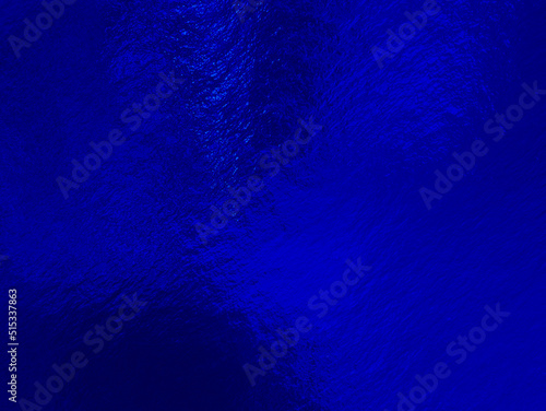 Blue foil background with uneven texture