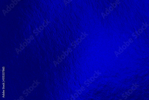 Blue foil background with uneven texture