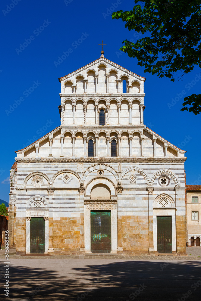 Fototapeta premium San Paolo a Ripa d'Arno (St. Paul on the bank of the Arno) Church in Pisa. A beautiful sample of Pisan Romanesque religious architecture, erected in the 12th century