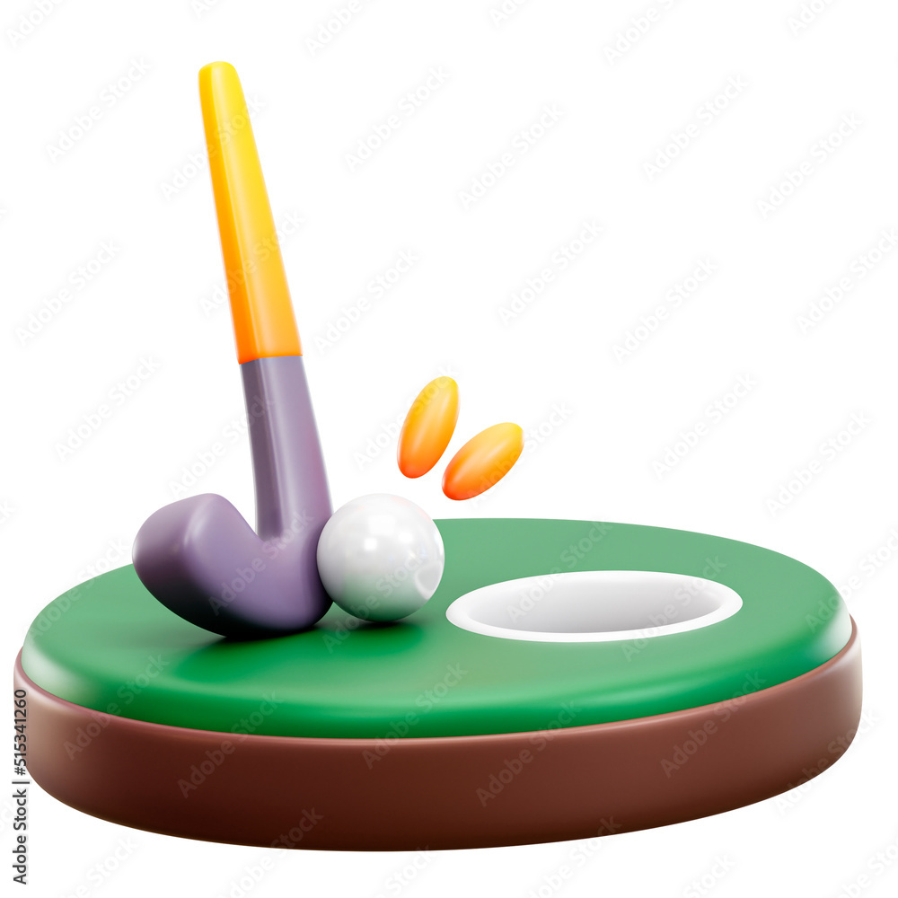 3D illustration Hockey Sport 3D illustration Hockey Sport