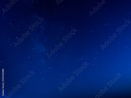 Scorpius constellation in a blue night