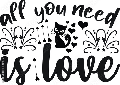 Vászonkép all you need is love
