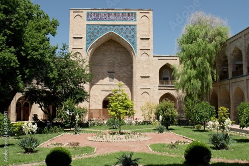Kukeldash Madrasah is a medieval madrasah in Tashkent, located near Chorsu Bazaar and Chorsu Metro Station. It was built around 1570 by the Shaybanid dynasty of rulers. Uzbekistan.
