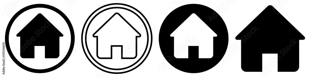 Houme Icon Set. House vector illustration symbol collection. Houme Icon Set. House vector illustration symbol collection.