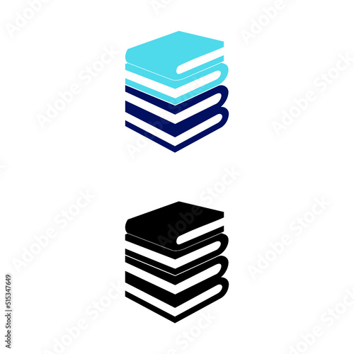 SB initial book logo vector