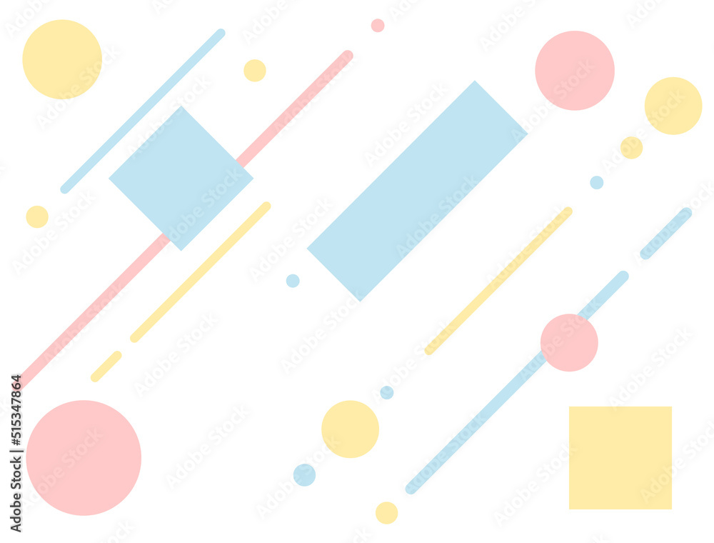 ポップでカラフルな抽象的な背景イラスト ポップでカラフルな抽象的な背景イラスト