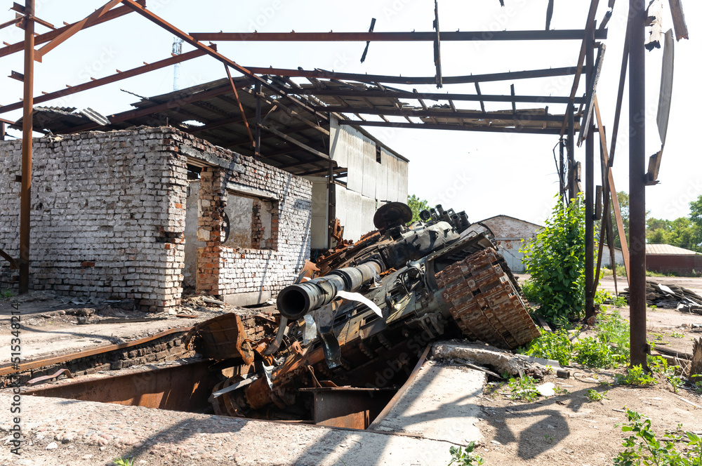 Landscapes of Ukraine after the invasion of Russian invaders