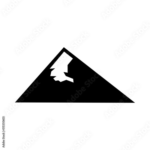 Black solid icon for Alp