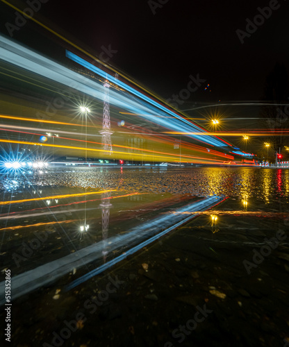 Canvas Print Lightrails