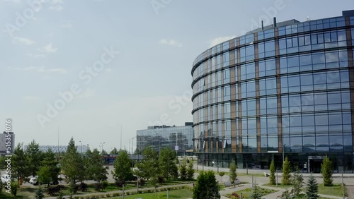 The youngest city in Russia is Innopolis. Skolkovo in Tatarstan. Summer period and construction of new houses. Innovative development of information technologies near Kazan. Modern infrastructure. IT photo