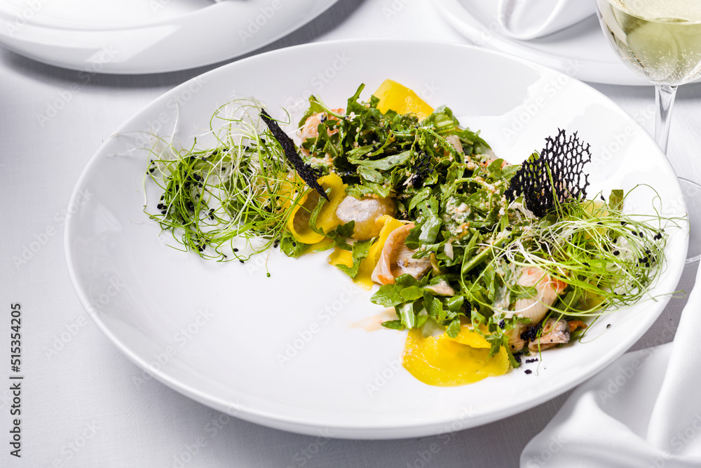 Salad with squid Salad with squid